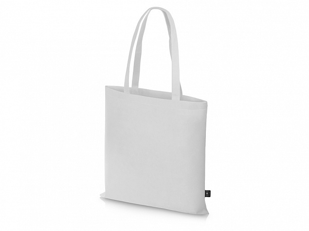 Сумка-шоппер Reviver из нетканого переработанного материала RPET, белый с логотипом в Нефтекамске заказать по выгодной цене в кибермаркете AvroraStore