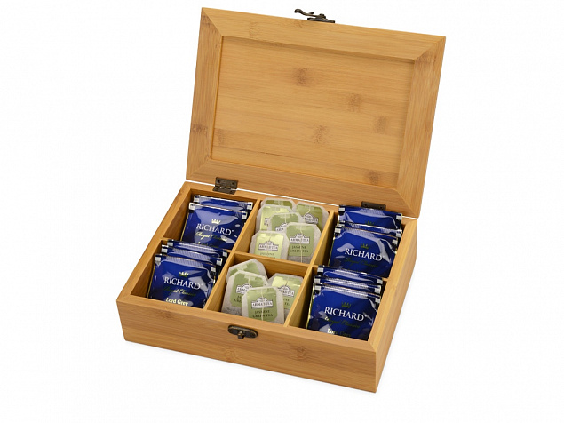 Коробка для чая Чайная церемония с логотипом в Нефтекамске заказать по выгодной цене в кибермаркете AvroraStore