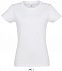 Фуфайка (футболка) IMPERIAL женская,Белый L с логотипом в Нефтекамске заказать по выгодной цене в кибермаркете AvroraStore