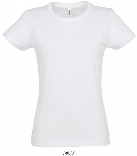 Фуфайка (футболка) IMPERIAL женская,Белый L с логотипом в Нефтекамске заказать по выгодной цене в кибермаркете AvroraStore