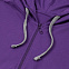 Толстовка с капюшоном на молнии Unit Siverga, фиолетовая с логотипом в Нефтекамске заказать по выгодной цене в кибермаркете AvroraStore