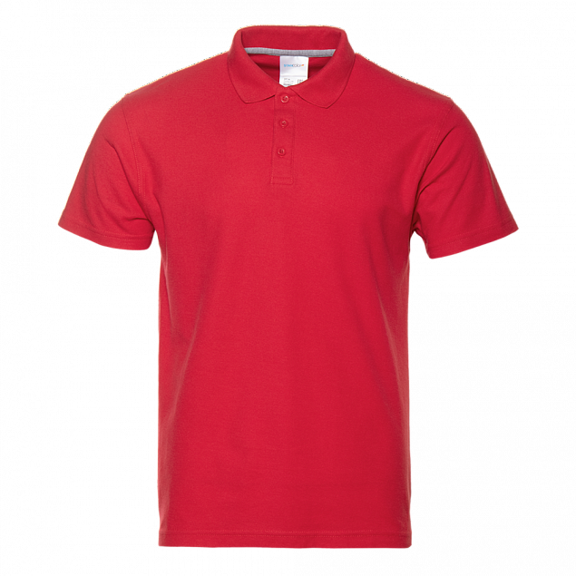 Рубашка поло Рубашка мужская 04 Красный с логотипом в Нефтекамске заказать по выгодной цене в кибермаркете AvroraStore