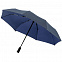 Складной зонт doubleDub, синий с логотипом в Нефтекамске заказать по выгодной цене в кибермаркете AvroraStore