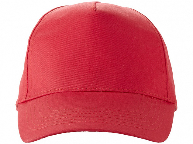 Бейсболка Memphis 5-ти панельная, красный с логотипом в Нефтекамске заказать по выгодной цене в кибермаркете AvroraStore