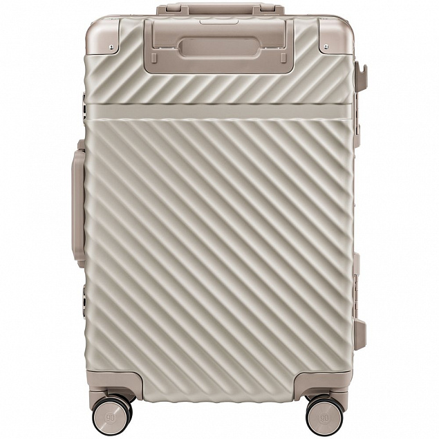 Чемодан Aluminum Frame PC Luggage V1, золотистый с логотипом в Нефтекамске заказать по выгодной цене в кибермаркете AvroraStore