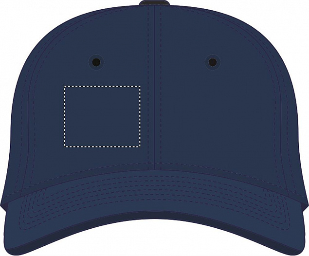 Бейсболка 6 клинка коттон с логотипом в Нефтекамске заказать по выгодной цене в кибермаркете AvroraStore