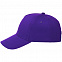Бейсболка Convention, фиолетовая с логотипом в Нефтекамске заказать по выгодной цене в кибермаркете AvroraStore
