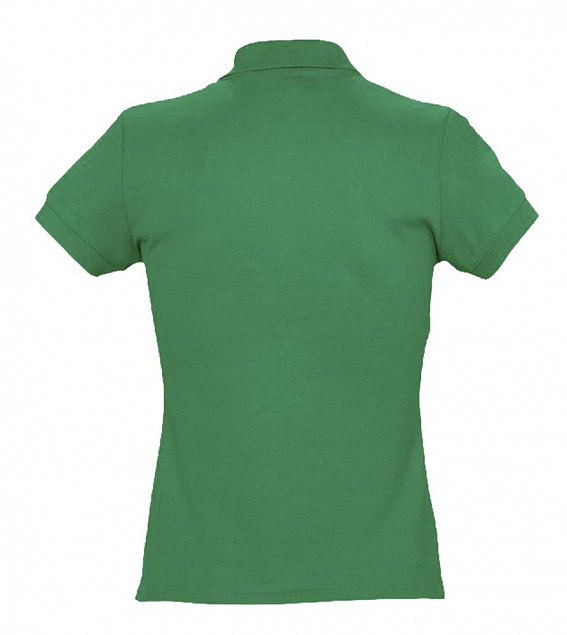Рубашка поло женская PASSION 170, ярко-зеленая с логотипом в Нефтекамске заказать по выгодной цене в кибермаркете AvroraStore