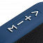 Беспроводная колонка с FM-радио Borsetta, синяя с логотипом в Нефтекамске заказать по выгодной цене в кибермаркете AvroraStore