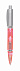Ручка шариковая LUXOGRAPH LIGHT, красная, серебристая с логотипом в Нефтекамске заказать по выгодной цене в кибермаркете AvroraStore