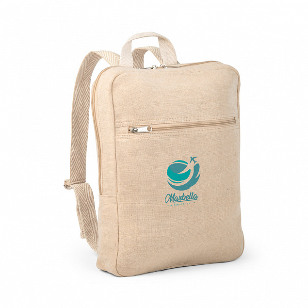 Рюкзак из джута MARBELLA с логотипом в Нефтекамске заказать по выгодной цене в кибермаркете AvroraStore