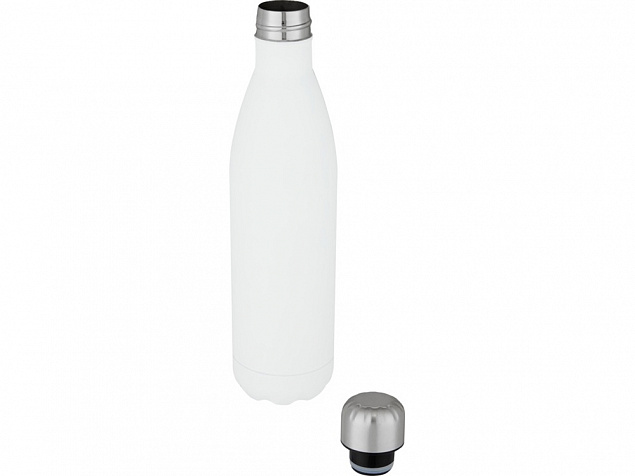 Cove Бутылка из нержавеющей стали объемом 750 мл с вакуумной изоляцией, белый с логотипом в Нефтекамске заказать по выгодной цене в кибермаркете AvroraStore