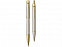 Набор Parker IM Core Brushed Metal GT: ручка шариковая, ручка роллер с логотипом в Нефтекамске заказать по выгодной цене в кибермаркете AvroraStore