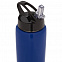 Спортивная бутылка Moist, синяя с логотипом в Нефтекамске заказать по выгодной цене в кибермаркете AvroraStore
