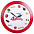 Часы настенные Vivid large, белые с логотипом в Нефтекамске заказать по выгодной цене в кибермаркете AvroraStore