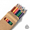 Набор цветных карандашей двухцветных MERIDIAN, 6шт./12 цветов с логотипом в Нефтекамске заказать по выгодной цене в кибермаркете AvroraStore