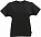 Футболка женская LADIES AMERICAN T, черная с логотипом в Нефтекамске заказать по выгодной цене в кибермаркете AvroraStore