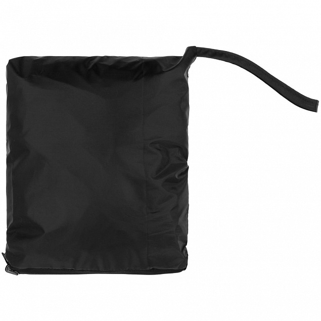 Дождевик-анорак Alatau, черный с логотипом в Нефтекамске заказать по выгодной цене в кибермаркете AvroraStore
