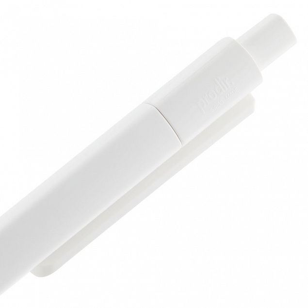 Ручка шариковая Prodir DS4 PMM-P, белая с логотипом в Нефтекамске заказать по выгодной цене в кибермаркете AvroraStore