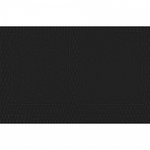 Плед LYKKE MINI, черный, шерсть 30%, акрил 70%, 120*170 см с логотипом в Нефтекамске заказать по выгодной цене в кибермаркете AvroraStore