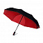 Автоматический противоштормовой складной зонт Sherp - Красный PP с логотипом в Нефтекамске заказать по выгодной цене в кибермаркете AvroraStore