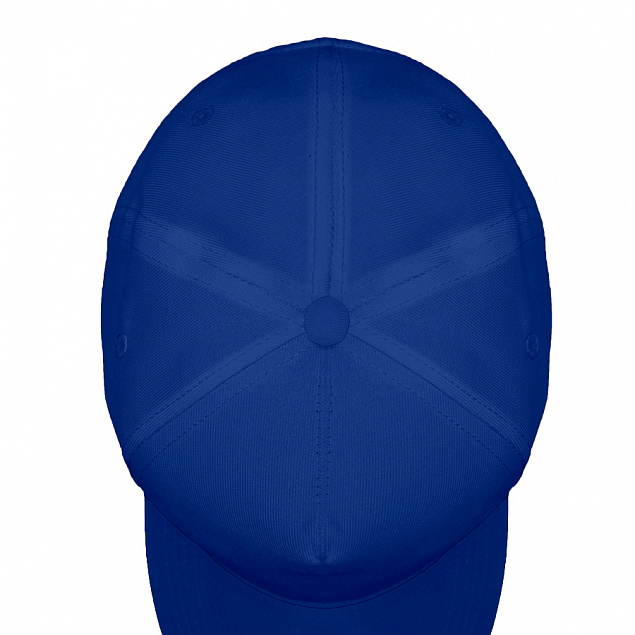 Бейсболка "Fortuna", 5 клиньев,  застежка на липучке, ярко-синий, 100% полиэстер, плотность 140 г/м2 с логотипом в Нефтекамске заказать по выгодной цене в кибермаркете AvroraStore
