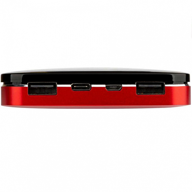 Внешний аккумулятор Accesstyle Carmine 8MP 8000 мАч, черный/красный с логотипом в Нефтекамске заказать по выгодной цене в кибермаркете AvroraStore