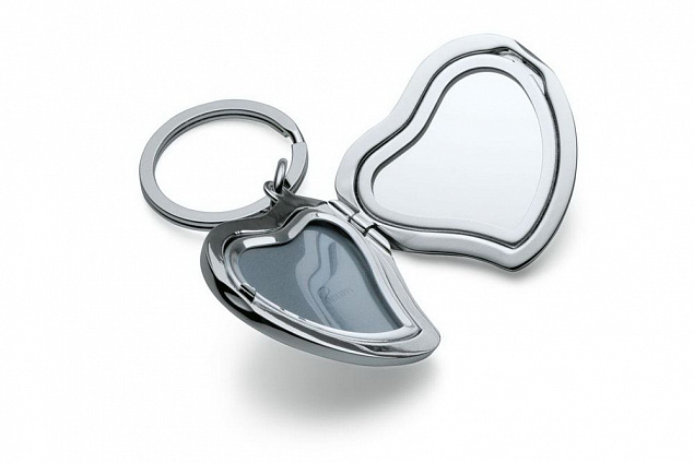 Брелок-медальон Heart с логотипом в Нефтекамске заказать по выгодной цене в кибермаркете AvroraStore