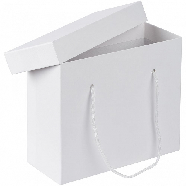 Коробка Handgrip, малая, белая с логотипом в Нефтекамске заказать по выгодной цене в кибермаркете AvroraStore