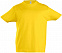 Футболка детская Imperial Kids 190, желтая с логотипом в Нефтекамске заказать по выгодной цене в кибермаркете AvroraStore