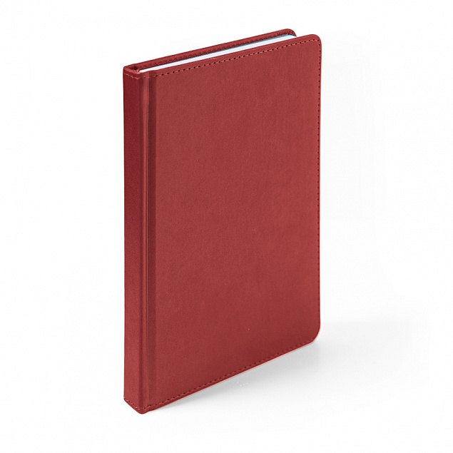 Ежедневник недатированный Anderson, А5,  красный, белый блок с логотипом в Нефтекамске заказать по выгодной цене в кибермаркете AvroraStore