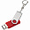 Флешка Twist, красная, 8 Гб с логотипом в Нефтекамске заказать по выгодной цене в кибермаркете AvroraStore