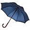 Зонт-трость светоотражающий Reflect, синий с логотипом в Нефтекамске заказать по выгодной цене в кибермаркете AvroraStore