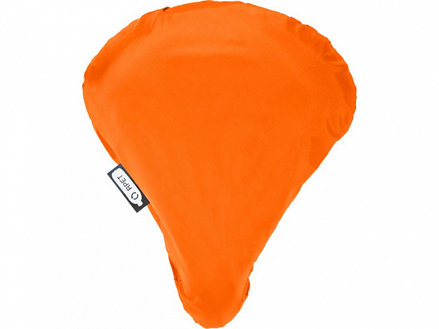 Водонепроницаемый чехол для велосипедного седла из переработанного ПЭТ Jesse, оранжевый с логотипом в Нефтекамске заказать по выгодной цене в кибермаркете AvroraStore