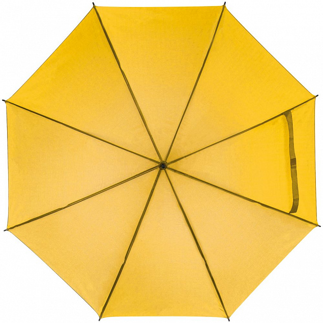 Зонт-трость Lido, желтый с логотипом в Нефтекамске заказать по выгодной цене в кибермаркете AvroraStore