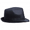 Шляпа Gentleman, черная с черной лентой с логотипом в Нефтекамске заказать по выгодной цене в кибермаркете AvroraStore