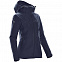 Куртка-трансформер женская Matrix, темно-синяя с логотипом в Нефтекамске заказать по выгодной цене в кибермаркете AvroraStore