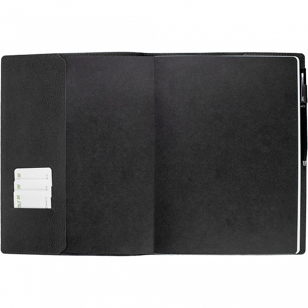 Ежедневник в суперобложке Brave Book, недатированный, черный с логотипом в Нефтекамске заказать по выгодной цене в кибермаркете AvroraStore