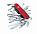 Офицерский нож SWISSCHAMP 91, красный с логотипом в Нефтекамске заказать по выгодной цене в кибермаркете AvroraStore