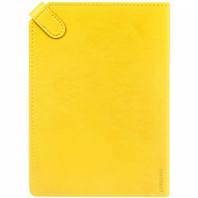 Ежедневник Angle, недатированный, желтый с логотипом в Нефтекамске заказать по выгодной цене в кибермаркете AvroraStore