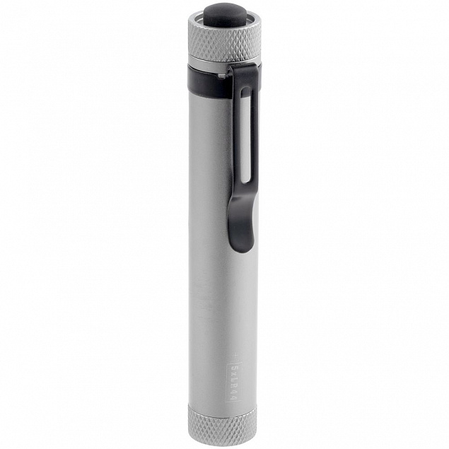 Фонарик-факел LightStream, малый, серый с логотипом в Нефтекамске заказать по выгодной цене в кибермаркете AvroraStore