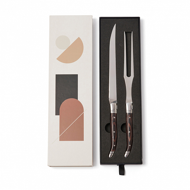 Набор для стейка VINGA Gigaro из вилки и ножа с логотипом в Нефтекамске заказать по выгодной цене в кибермаркете AvroraStore