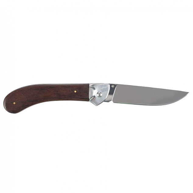 Складной нож Stinger 9905, коричневый с логотипом в Нефтекамске заказать по выгодной цене в кибермаркете AvroraStore