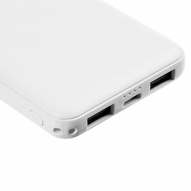 Внешний аккумулятор Uniscend Full Feel Type-C, 5000 мАч, белый с логотипом в Нефтекамске заказать по выгодной цене в кибермаркете AvroraStore
