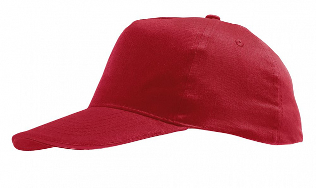 Бейсболка SUNNY, красная с логотипом в Нефтекамске заказать по выгодной цене в кибермаркете AvroraStore