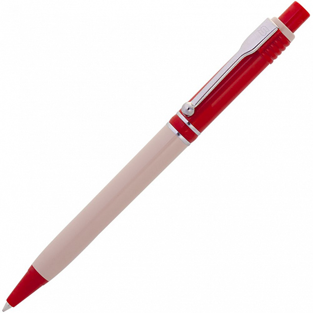 Ручка шариковая Raja Shade, красная с логотипом в Нефтекамске заказать по выгодной цене в кибермаркете AvroraStore