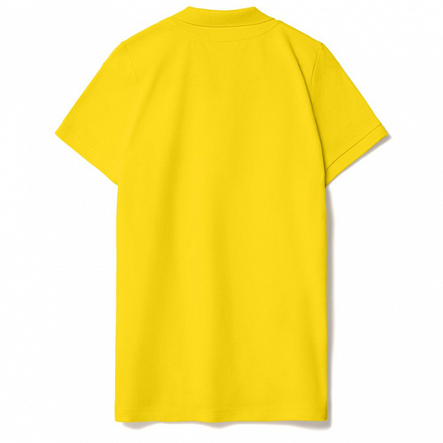 Рубашка поло женская Virma Lady, желтая с логотипом в Нефтекамске заказать по выгодной цене в кибермаркете AvroraStore