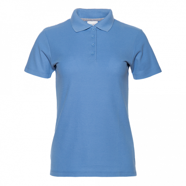 Рубашка поло Рубашка женская 04WL Голубой с логотипом в Нефтекамске заказать по выгодной цене в кибермаркете AvroraStore