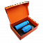 Набор Hot Box E (софт-тач) B, голубой с логотипом в Нефтекамске заказать по выгодной цене в кибермаркете AvroraStore