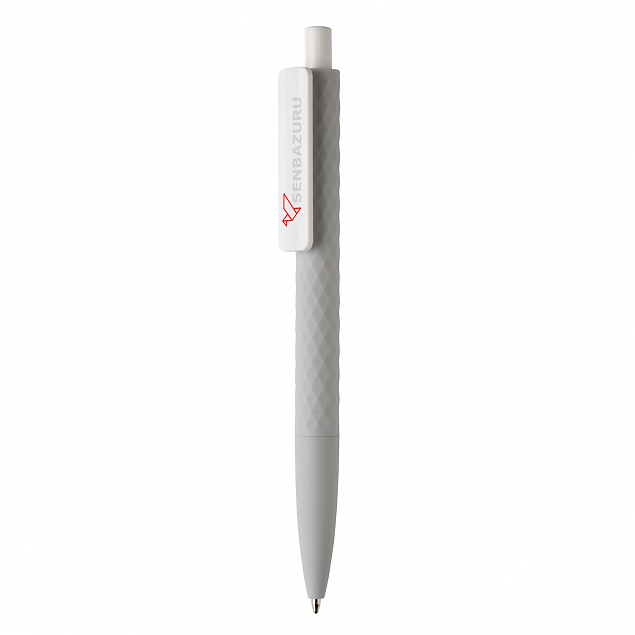Ручка X3 Smooth Touch, серый с логотипом в Нефтекамске заказать по выгодной цене в кибермаркете AvroraStore